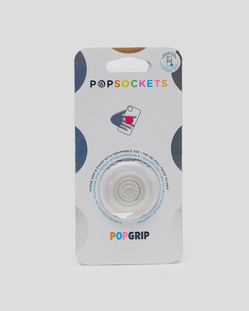 PopSockets Clear PopGrip Standard for Unisex