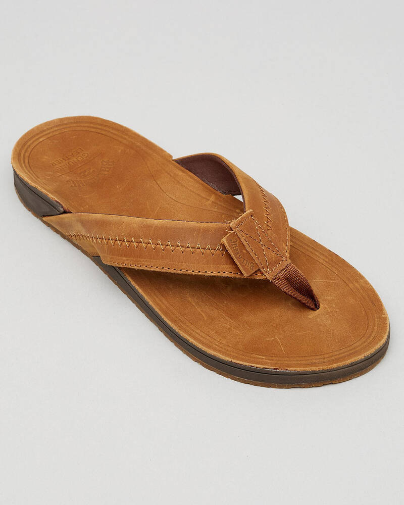 Billabong Brunswick Leather Thongs for Mens