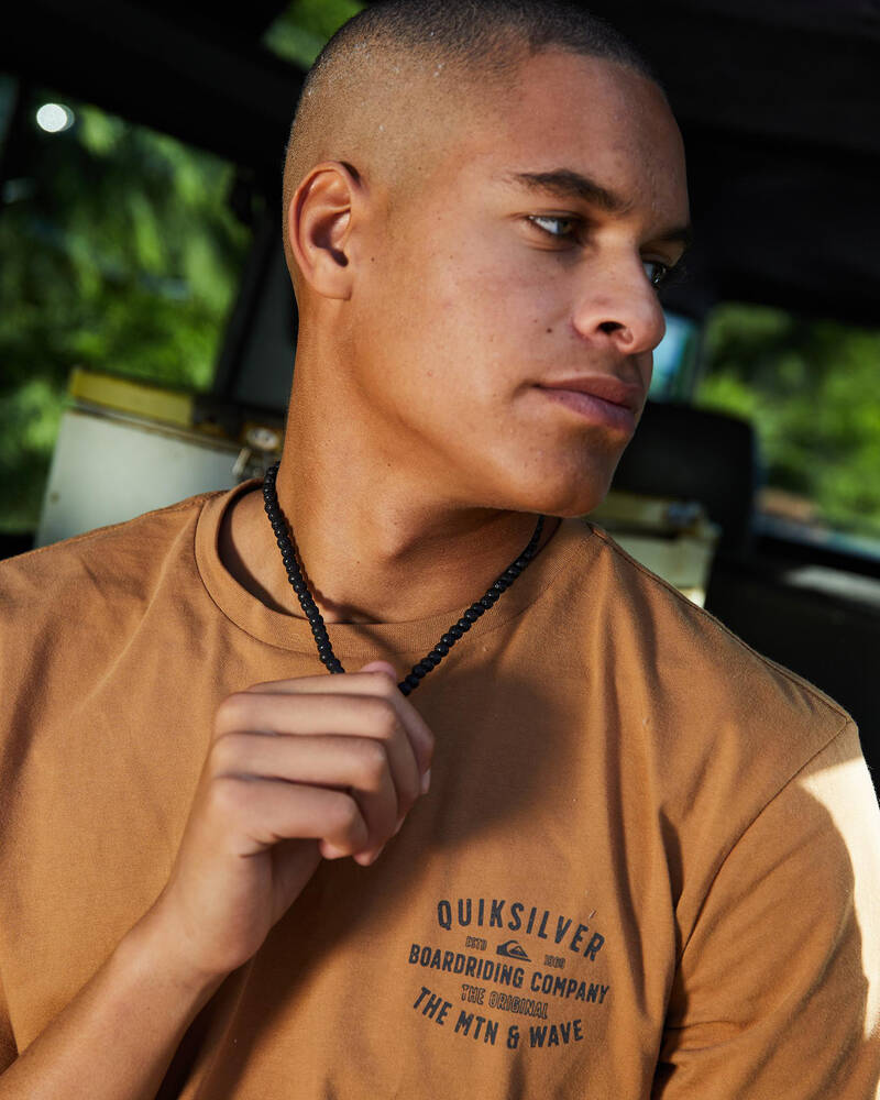 Classics 77 Lava Bead Necklace for Mens