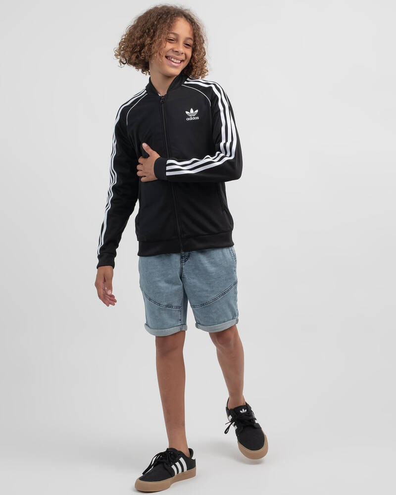 adidas Boys' SST Track Crew Sweatshirt for Mens