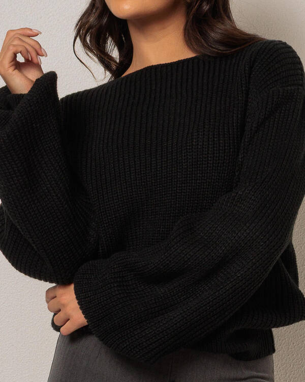 Mooloola Vortex Crew Neck Knit Jumper for Womens