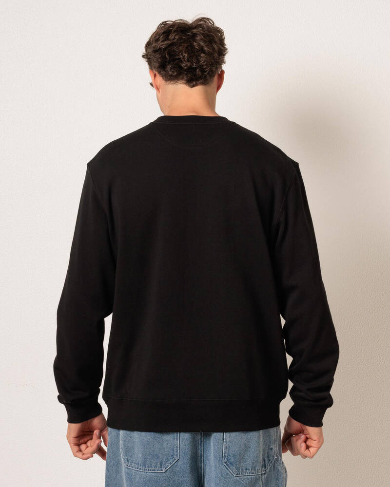 S-Double Workshop French Terry Crew Sweatshirt for Mens