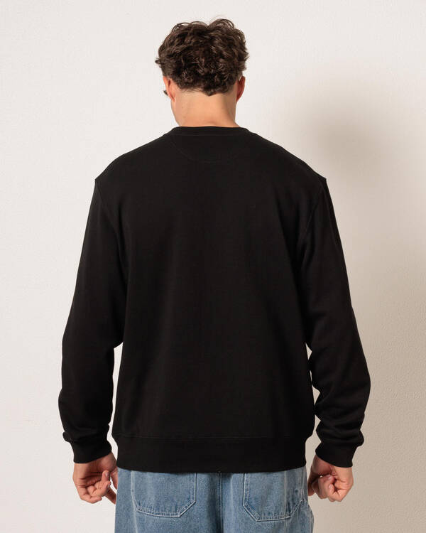 S-Double Workshop French Terry Crew Sweatshirt for Mens