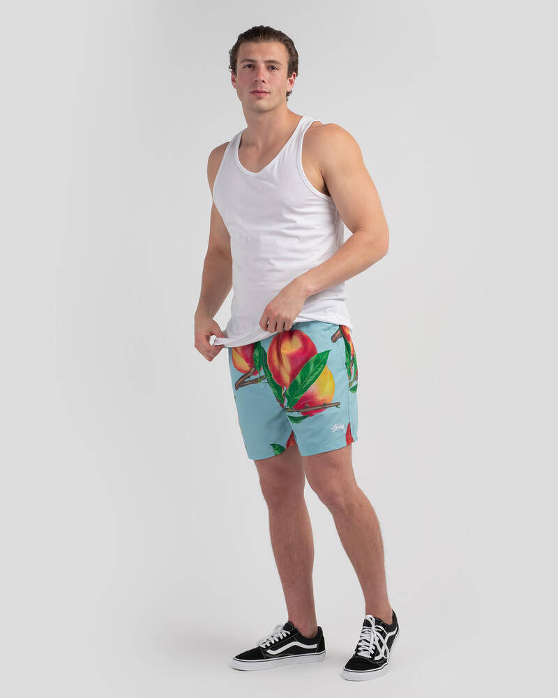 Stussy Peach Water Big Beach Shorts for Mens