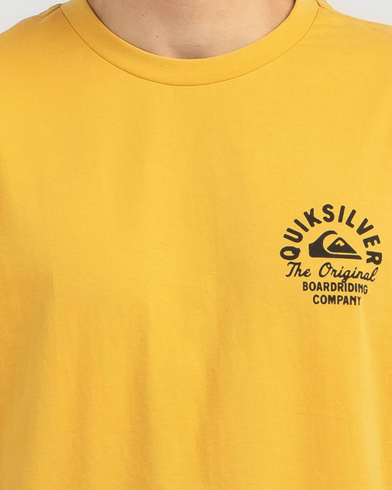 Quiksilver Circled Script T-Shirt for Mens