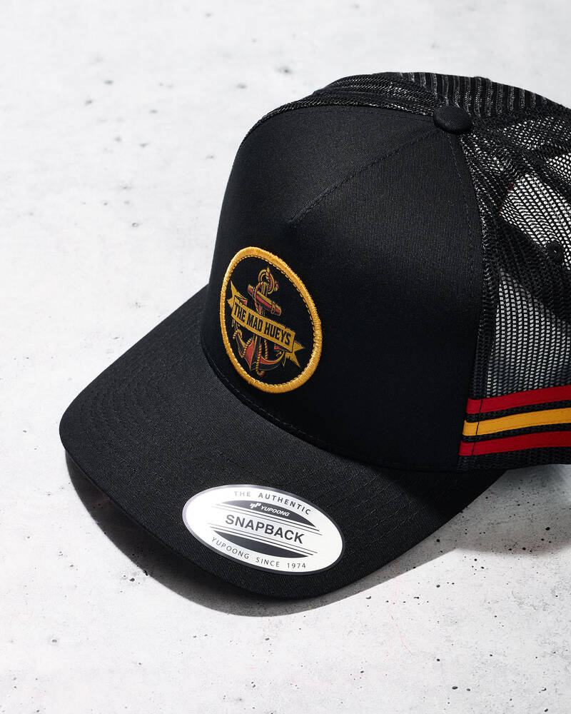 The Mad Hueys Flame Anchor Trucker Cap for Mens