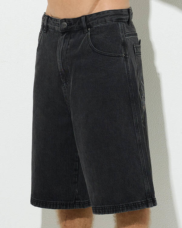 Worship Supplies Spinal Dozer Jean Shorts for Mens