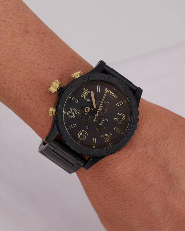 Nixon 51-30 Chrono Mtt Blk/gld for Mens