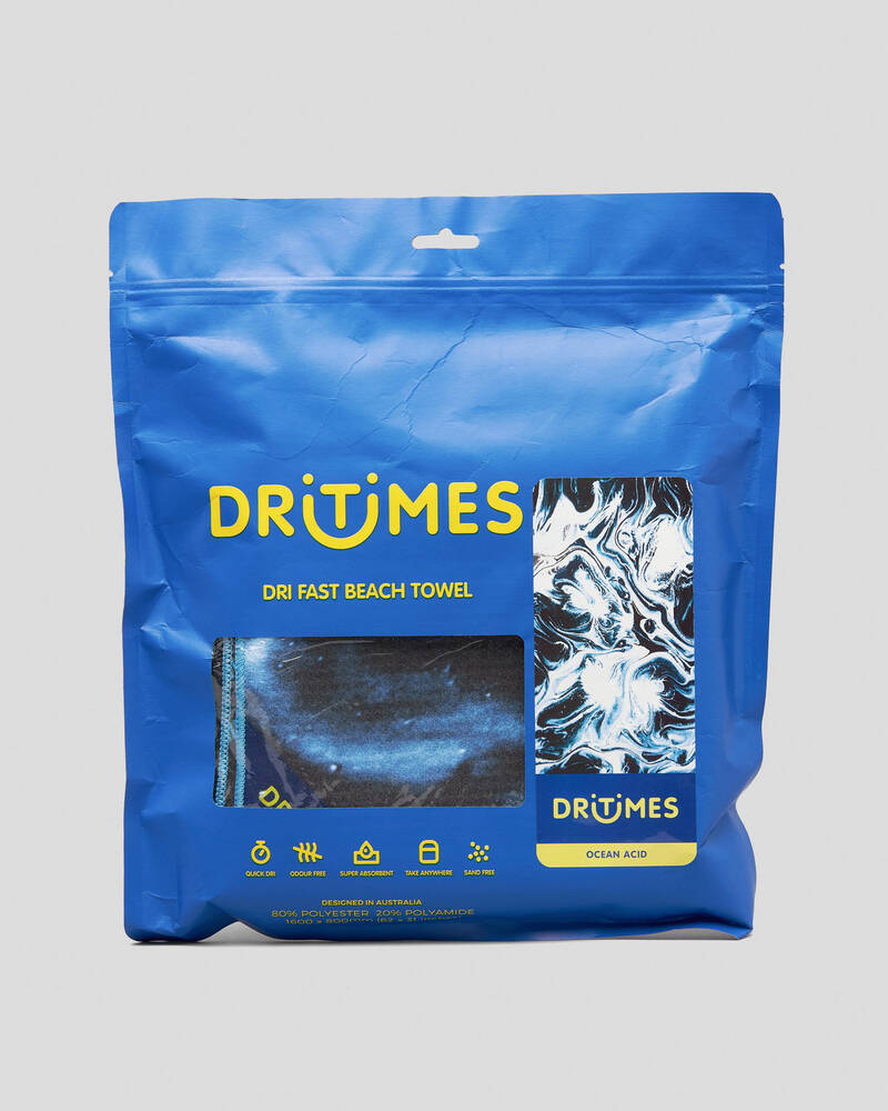 DRITIMES Ocean Acid Hooded Towel for Mens