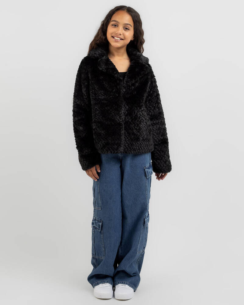 Mooloola Girls' Bradshaw Faux Fur Jacket for Womens