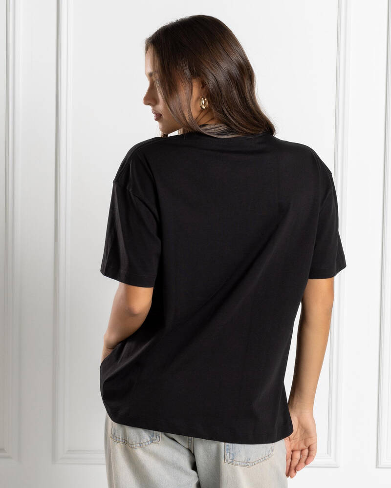 Calvin Klein Monologo Boyfriend T-Shirt for Womens