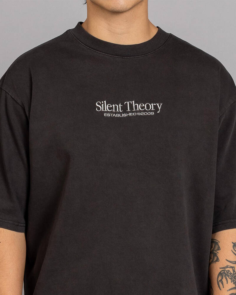 Silent Theory Classic Embroidered T-Shirt for Mens