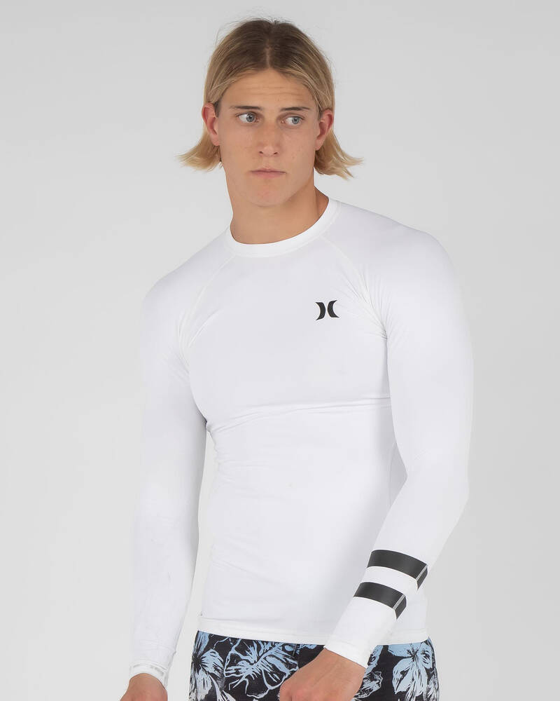 Hurley Pro Light Top Long Sleeve Rash Vest for Mens