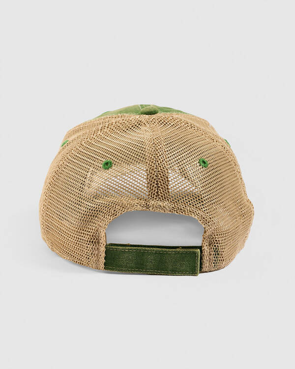 John Deere Stone Wash Trucker Cap for Mens