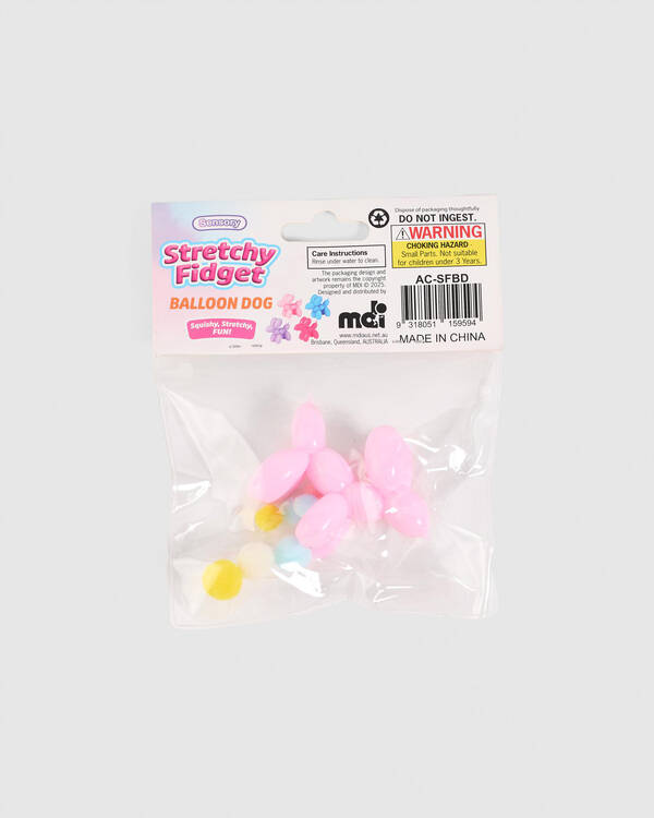 Get It Now Stretchy Balloon Dog Squishy Fidget Toy for Unisex
