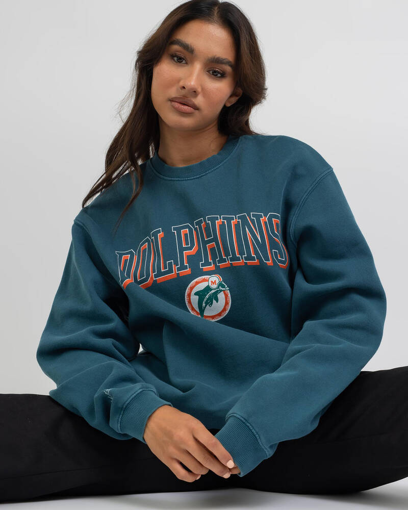 Mitchell & Ness NFL Vintage Keyline Logo Sweatshirt for Womens