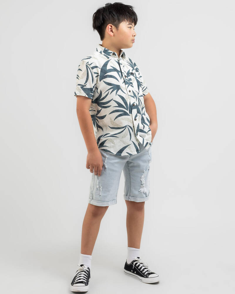 Rip Curl Boys' Angourie Short Sleeve Shirt for Mens