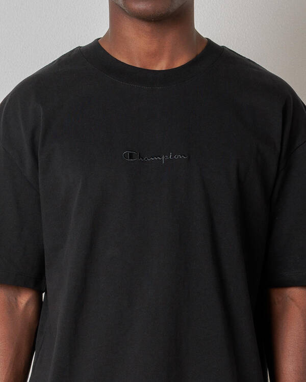 Champion Small Script Logo Heritage T-Shirt for Mens