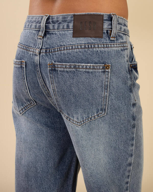 DESU Girls' Icon Straight Leg Jeans for Womens