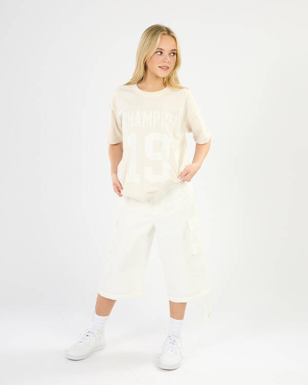 Champion Girls' Vintage Wash Graphic T-Shirt for Womens