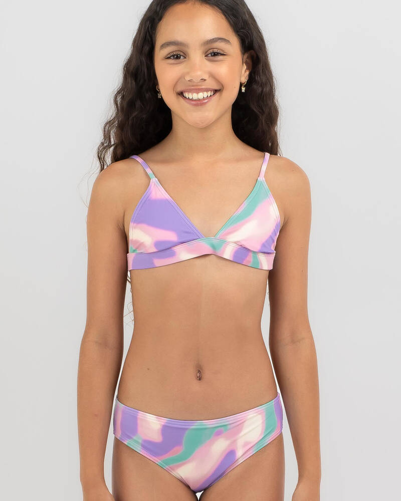 Billabong Girls' Soft Sun Triangle Bikini Set for Womens
