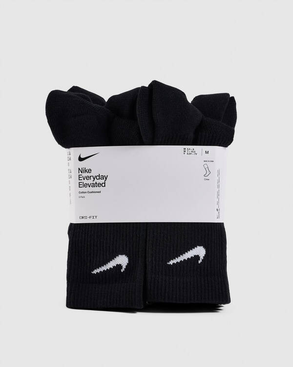 Nike Everyday Elevated Crew Socks 6 Pack for Mens
