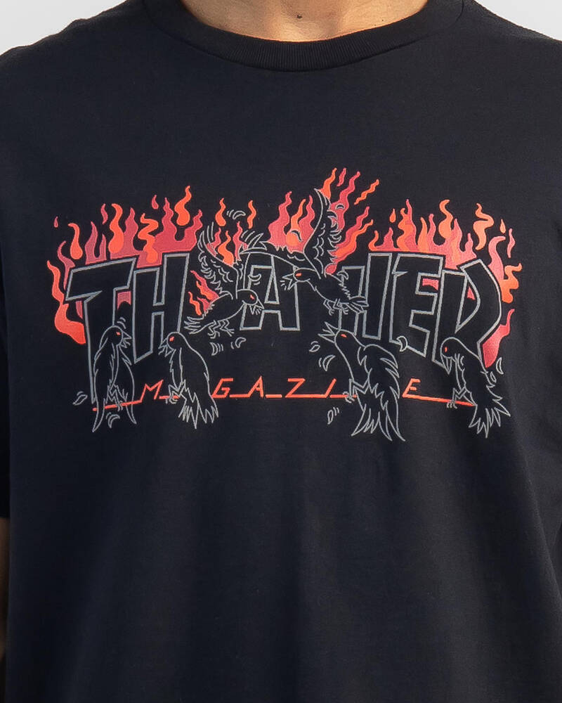 Thrasher Crows T-Shirt for Mens