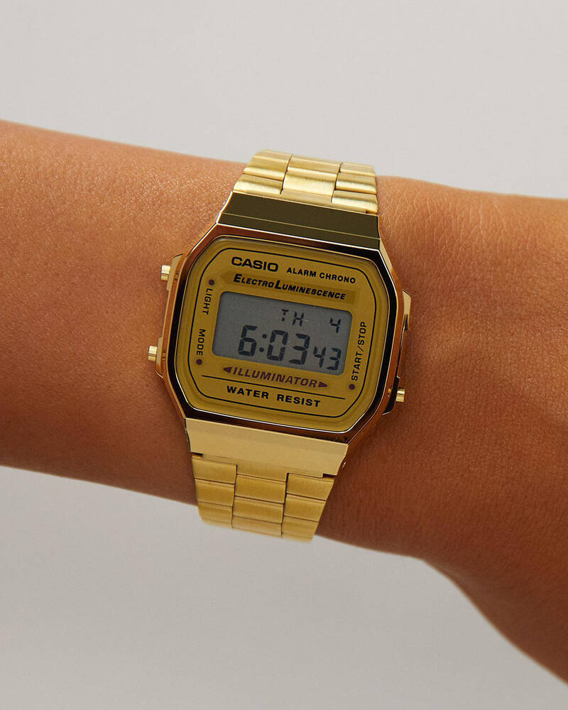 Casio Vintage Gold Watch for Womens image number null