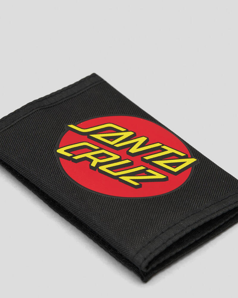 Santa Cruz Classic Dot Strip Velcro Wallet for Mens