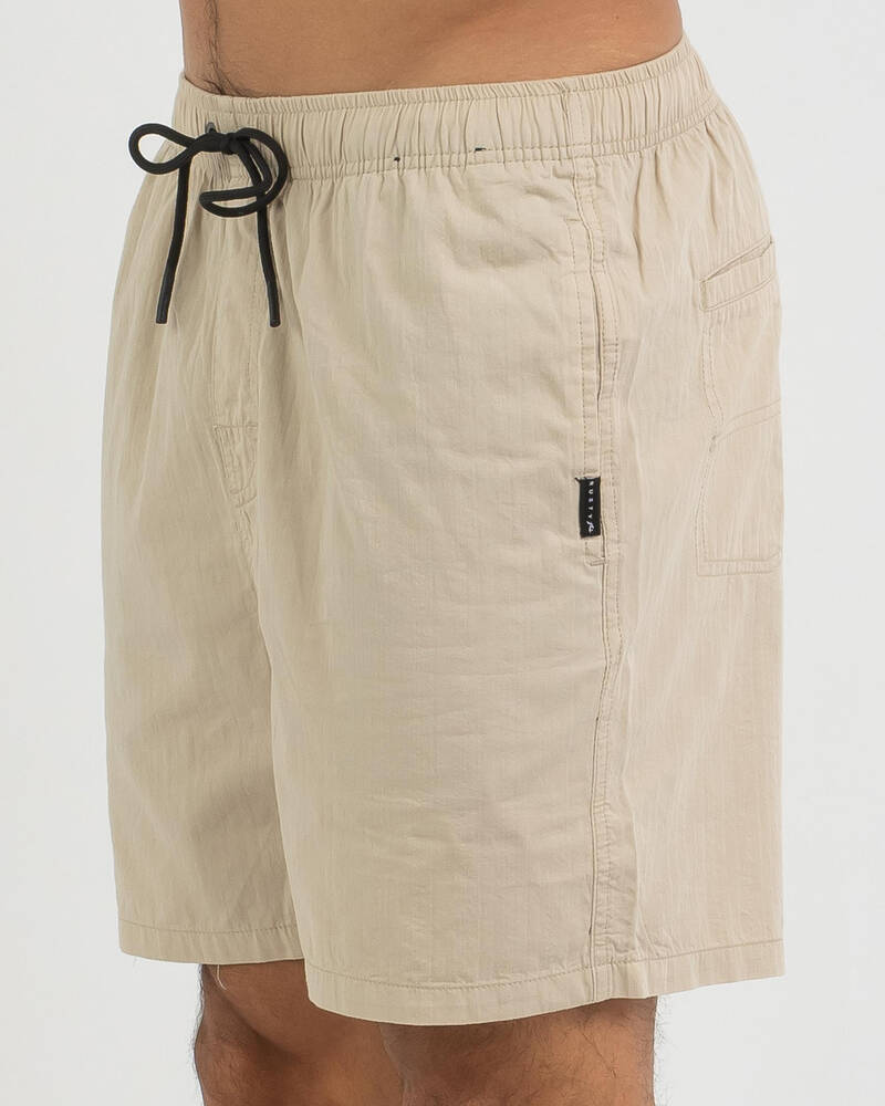 Rusty Pacific Atoll Elastic Shorts for Mens