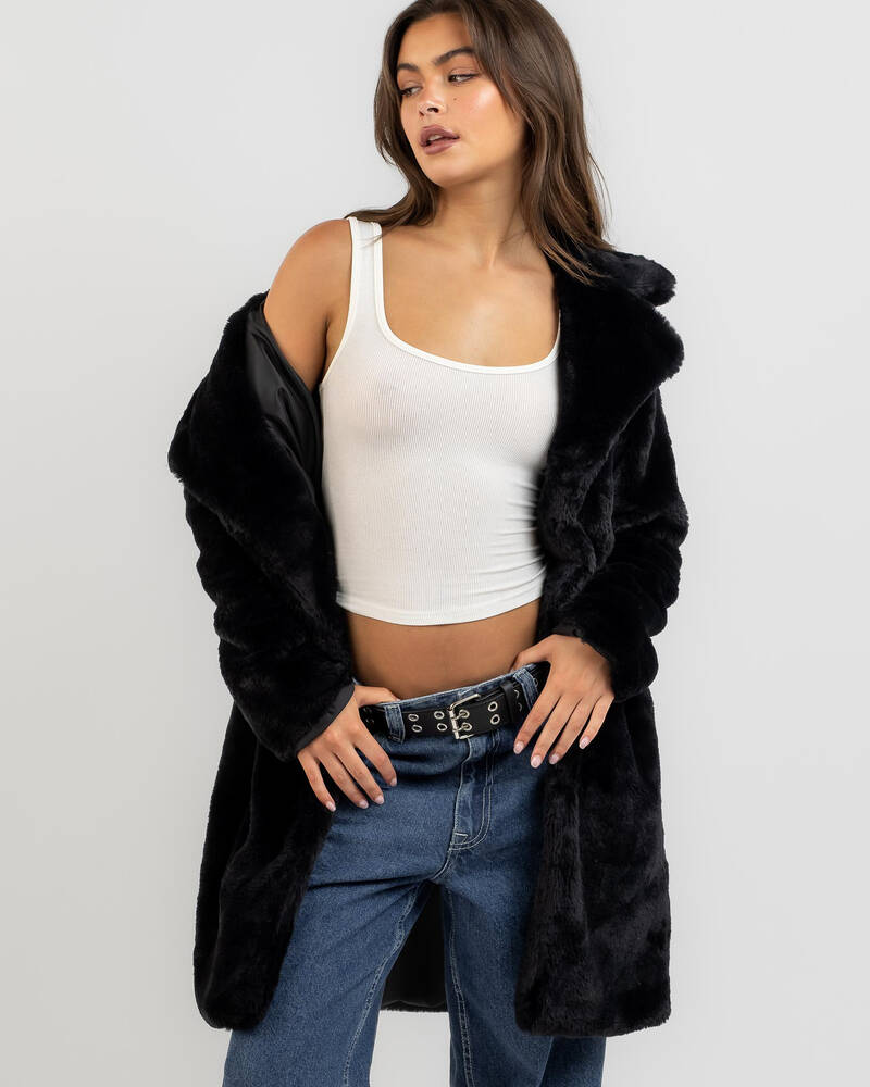 Mooloola Ramona Faux Fur Jacket for Womens