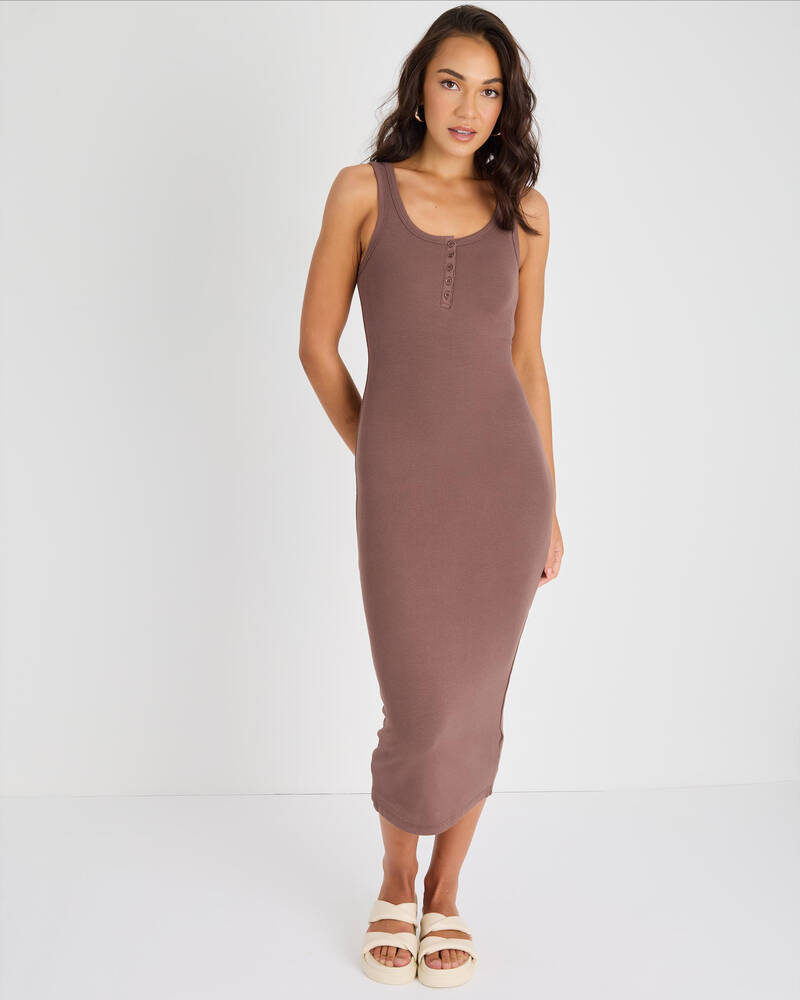 Mooloola Henley Midi Dress for Womens