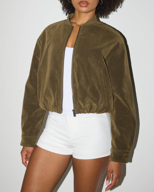 Ava And Ever Dallas Faux Suede Jacket for Womens