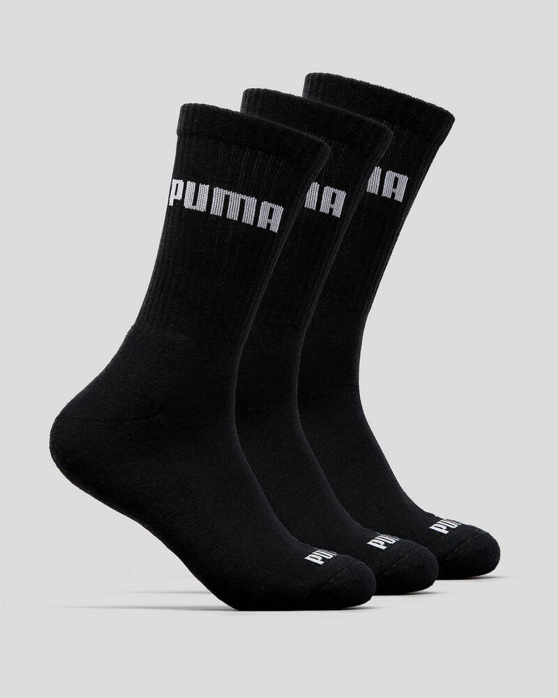 Puma Crew Cushioned Socks 3 Pack for Mens