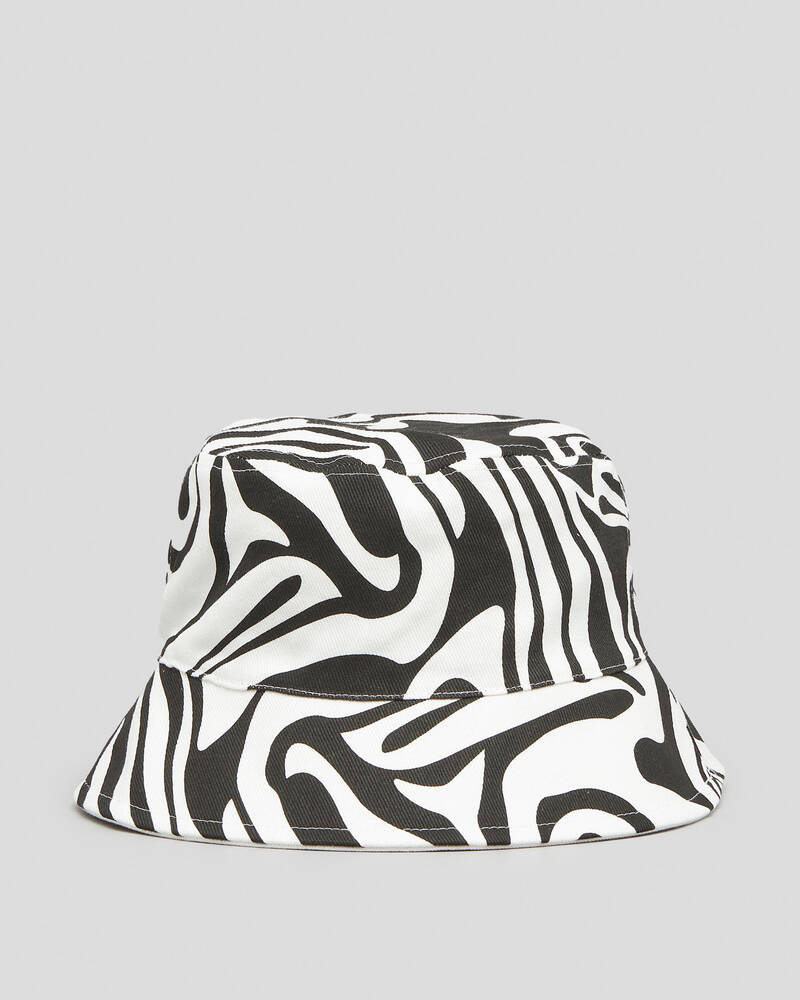 Ava And Ever Zeke Bucket Hat In Black/white - Fast Shipping & Easy ...