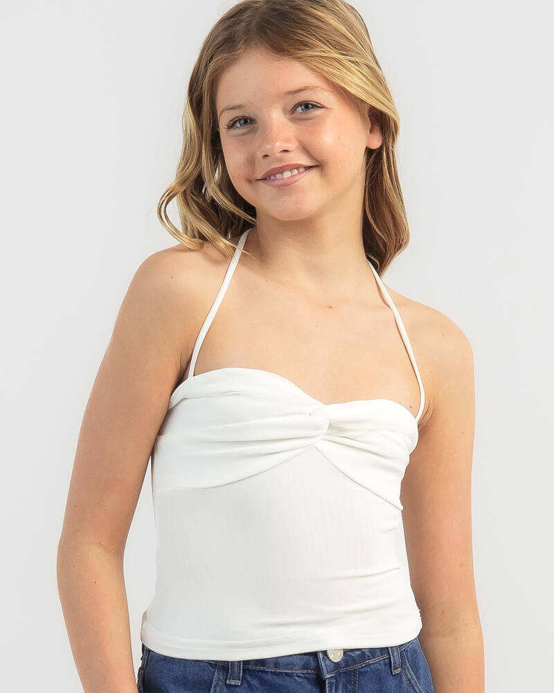 Ava And Ever Girls' James Mesh Halter Top for Womens