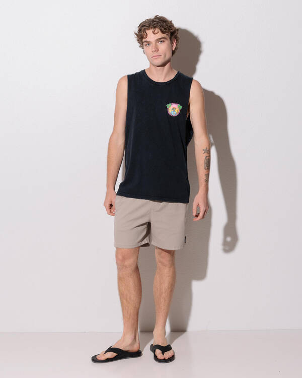 Salty Life Flip Flop Fuel Muscle Tank for Mens
