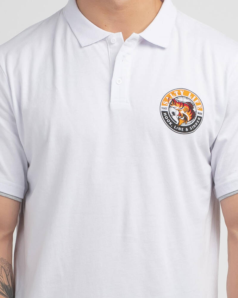 Salty Life Hooked Polo Shirt for Mens