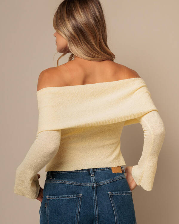 Ava And Ever Dixie Off Shoulder Knit Top for Womens