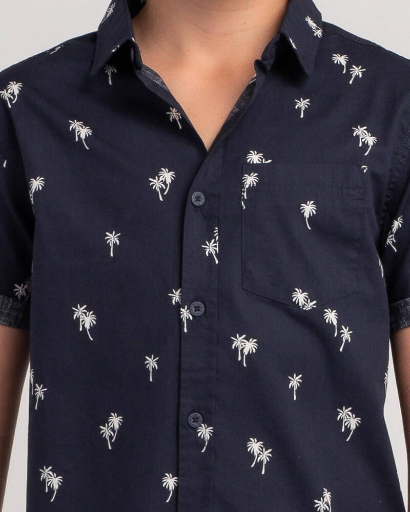Rip Curl Boys' Paradise Palms Short Sleeve Shirt for Mens
