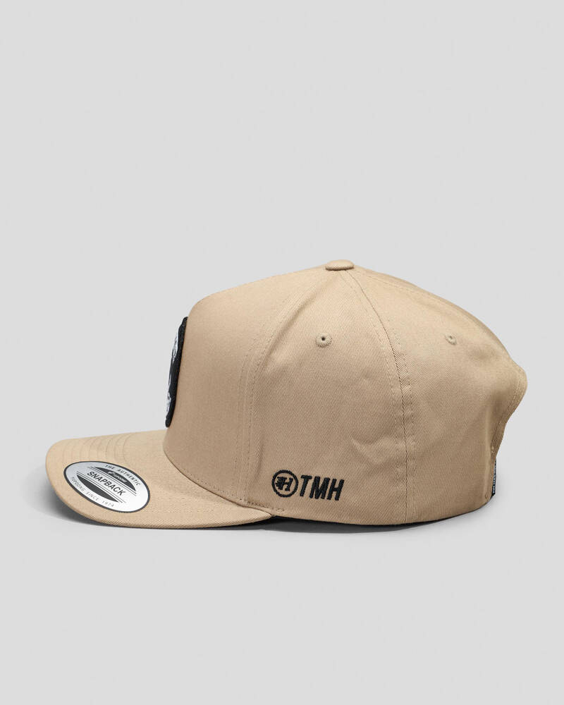 The Mad Hueys Skull Anchor Twill Snapback Cap for Mens