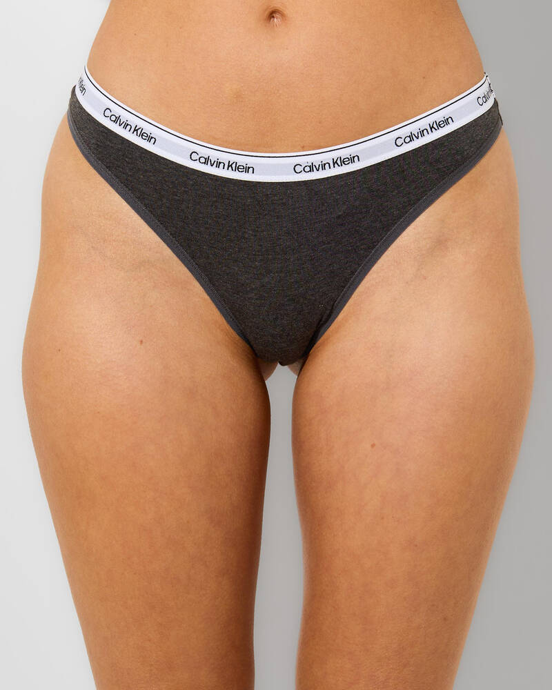 Calvin Klein Modern Logo Thong for Womens