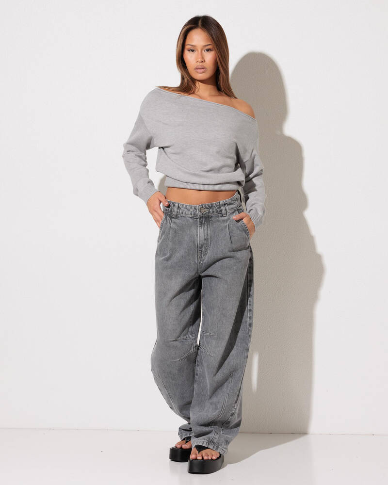 Mooloola Shania Off Shoulder Knit Top for Womens