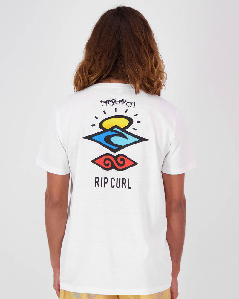 Rip Curl Search Logo Short Sleeve UV Tee for Mens image number null