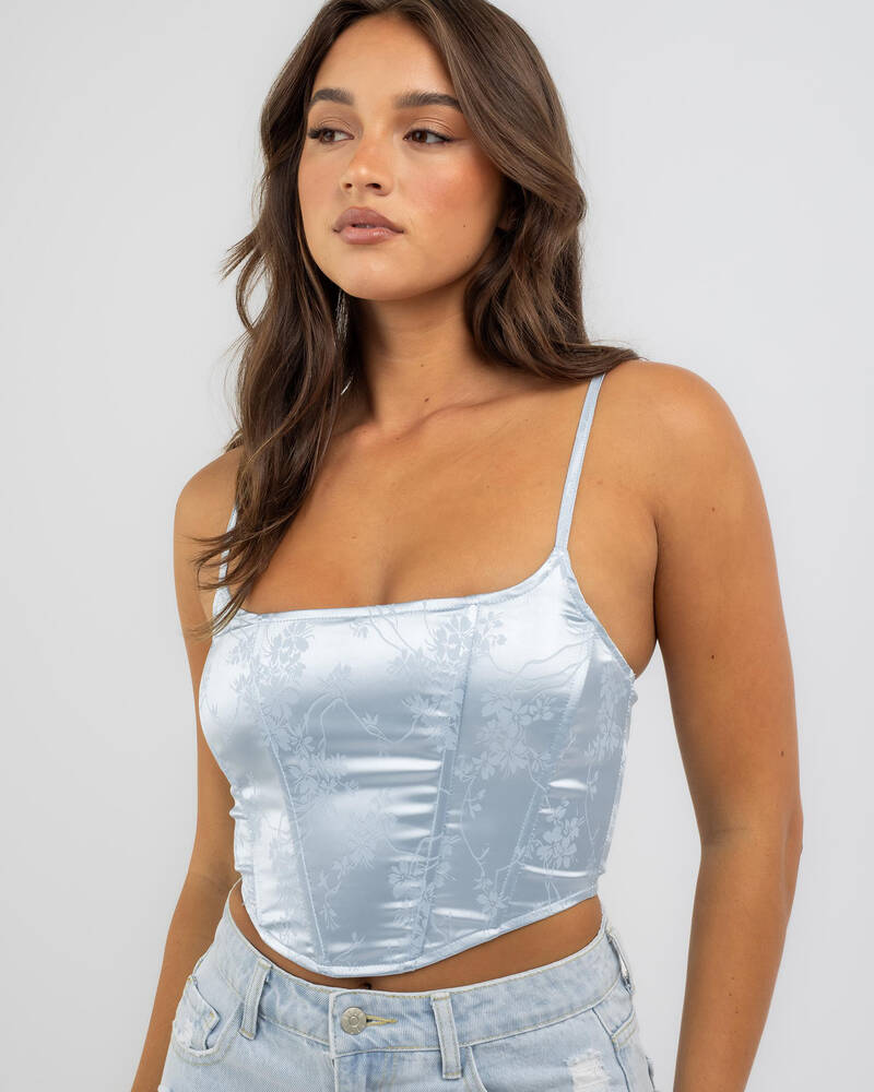 Ava And Ever Wolf Corset Top for Womens