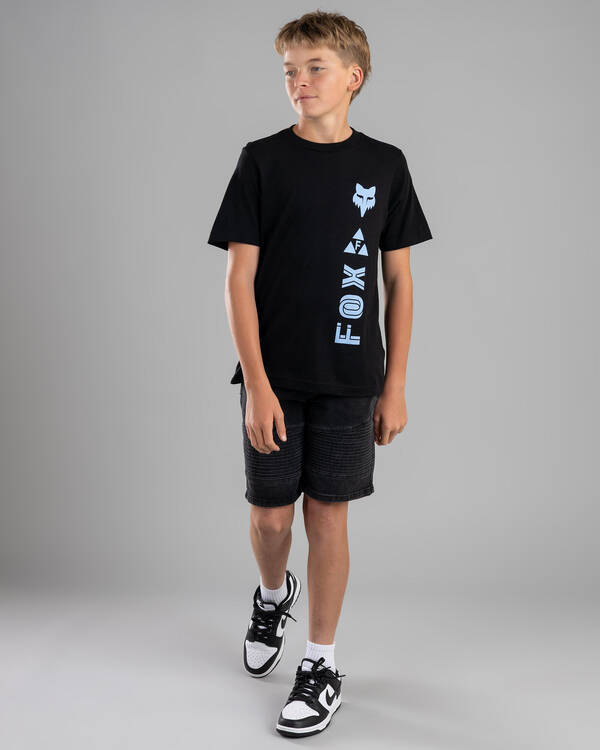 Fox Boys' Glyph T-Shirt for Mens
