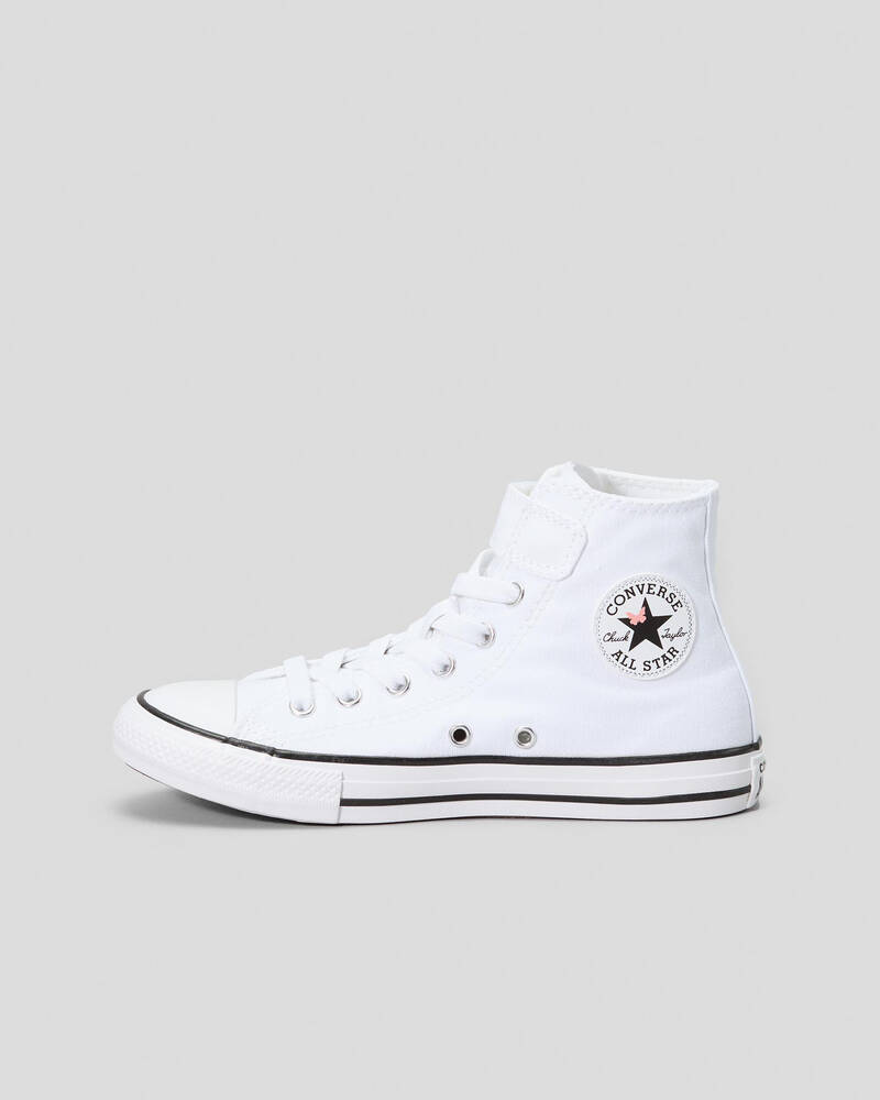 Converse Girls' Chuck Taylor All Star Easy on Butterflies for Womens