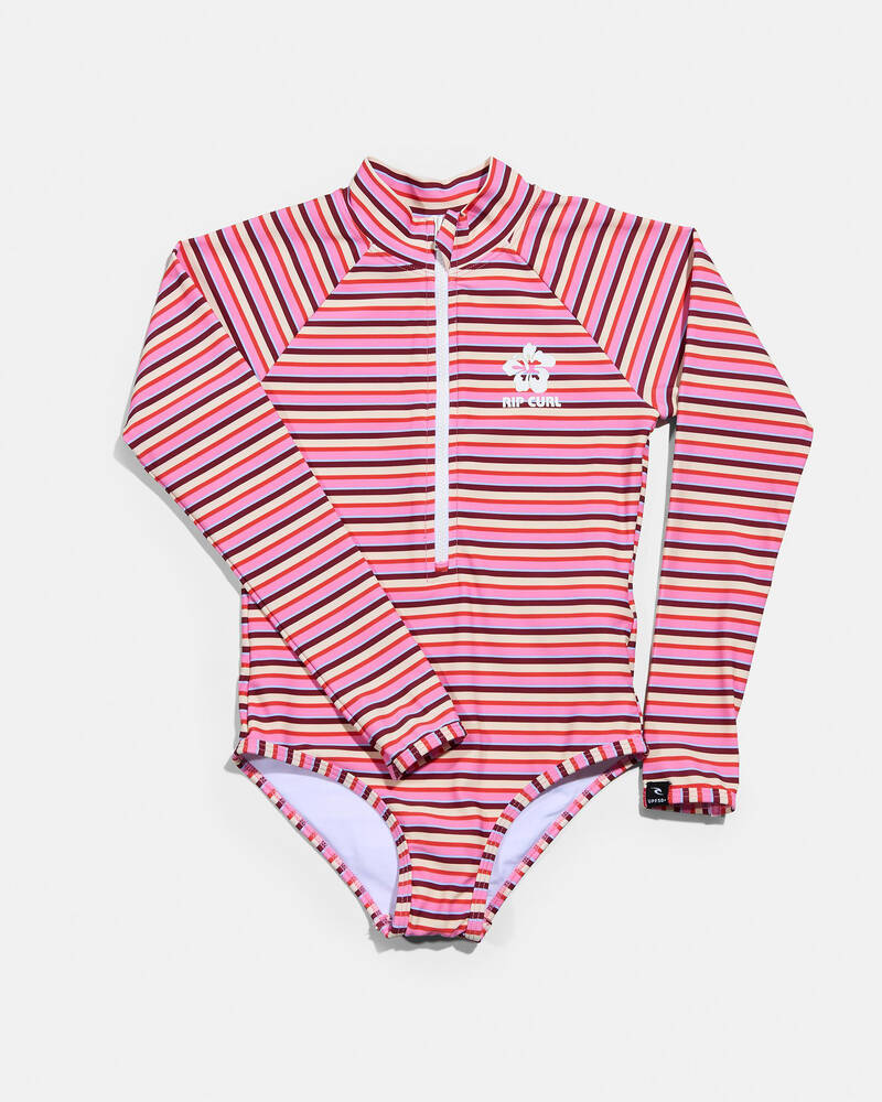 RIP CURL Toddlers' Sunset Stripe Long Sleeve Surfsuit for Womens