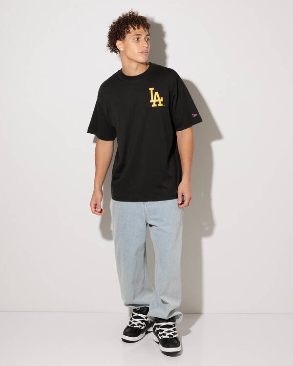 New Era Neon Lights LA Dodgers T-Shirt for Mens