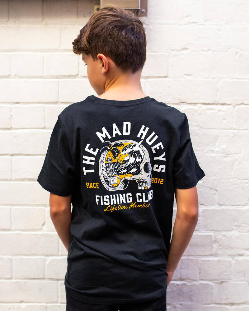 The Mad Hueys Boys' Huey's Fishing Club T-Shirt for Mens